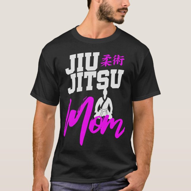 T-shirt Jiu Jitsu Maman Arts Martiaux Fête des Mères Drôle (Devant)