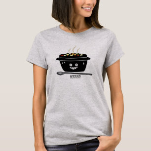 T-shirt Jjigae doux épicés coréens de Sundubu de soupe à