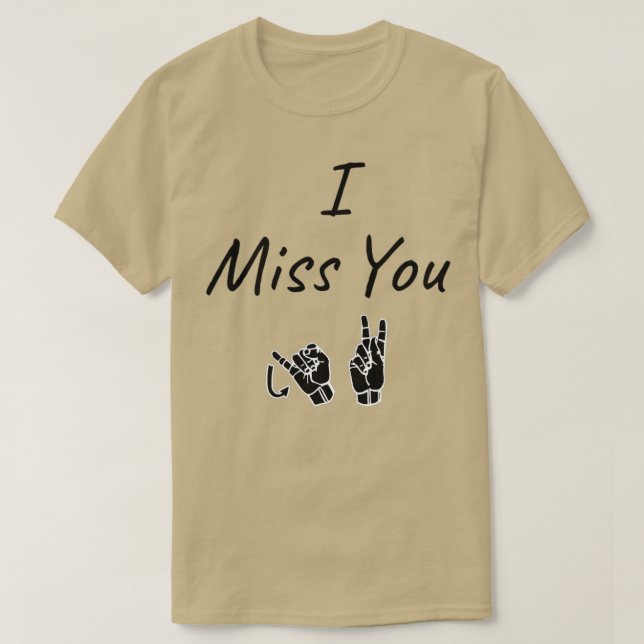 T-shirt JK ASL Sign Language Design (Design devant)