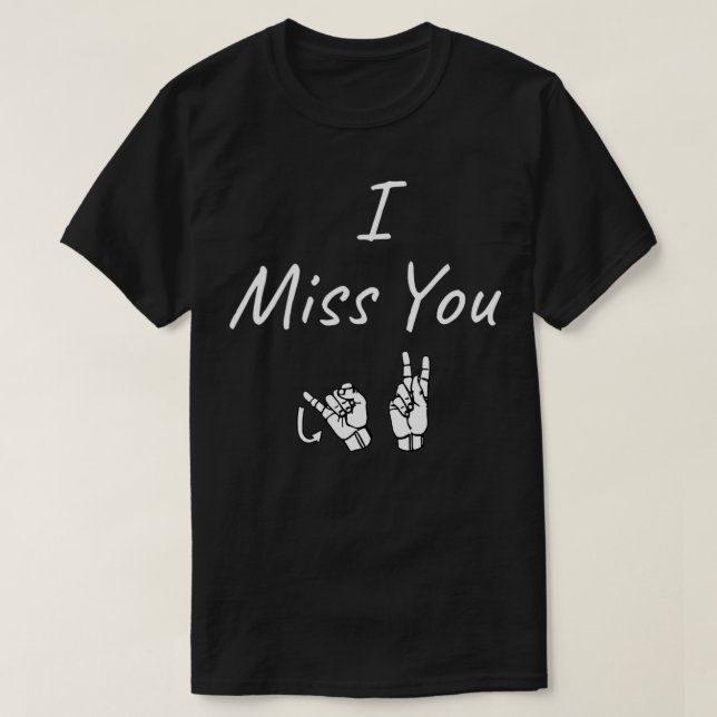 T-shirt JK ASL Sign Language Design 1 (Design devant)