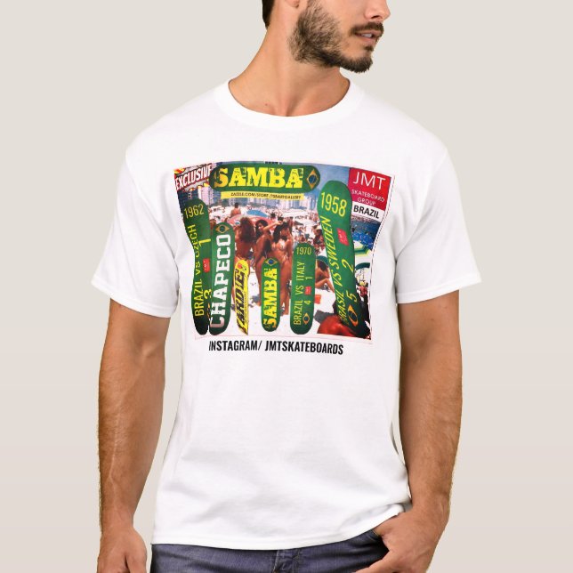 T-shirt JMT BRAZIL SKATEBOARD (Devant)