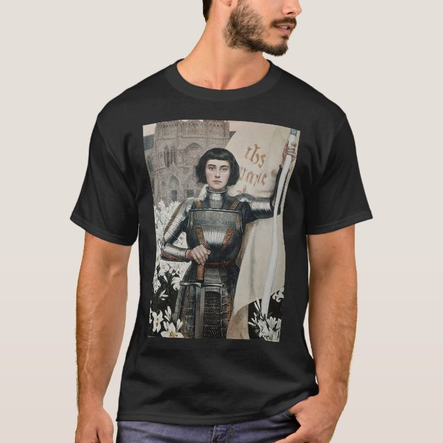 T-shirt Joan d'Arc- Albert Lynch Poster (Devant)