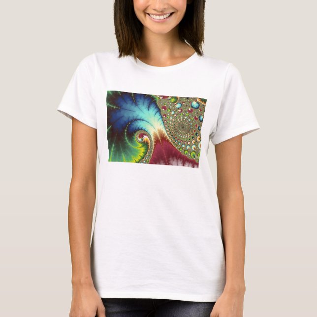 T-shirt Joanie 50 Fractal Art (Devant)
