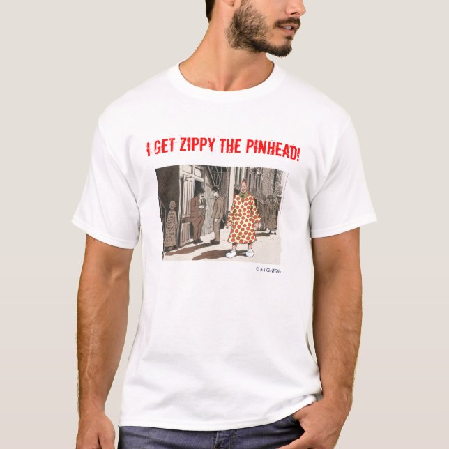 T-shirt J'OBTIENS ÉNERGIQUE la TÊTE D'ÉPINGLE ! (Devant)