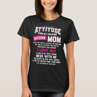 T-shirt J'obtiens mon attitude de mon Freight Awesome pour