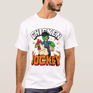 T-shirt Jockey de poulet