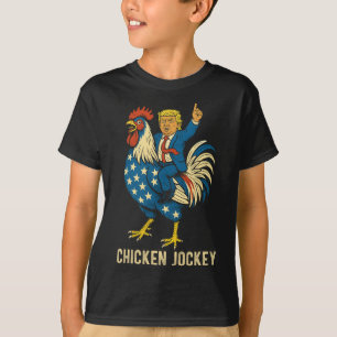 T-shirt Jockey de poulet Trump Mème amusant 7