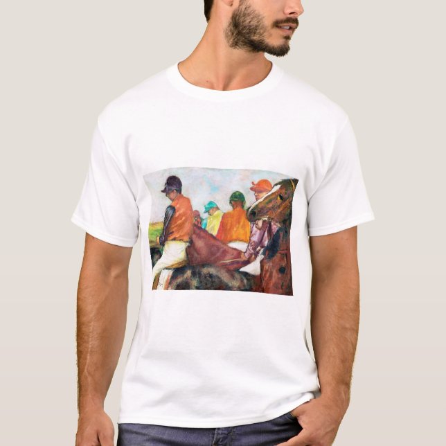 T-shirt Jockey et cheval, Edgar Degas (Devant)