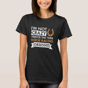 T-shirt Jockey Je ne suis pas Crazy Horse Racing