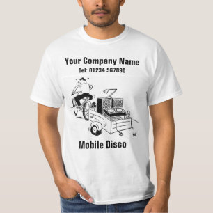 T-shirt Jockey sur disco mobile