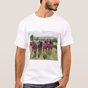 T-shirt Jockeys et chevaux de course, Edgar Degas