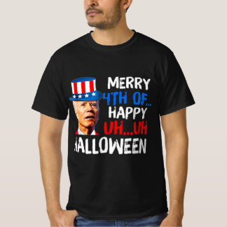 T-shirt Joe Biden 4 juillet Confus Amusant Joyeux 4ème De
