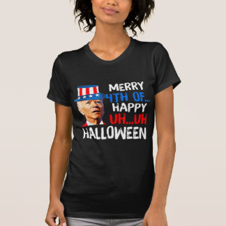 T-shirt Joe Biden 4 juillet Confus Amusant Joyeux 4ème De