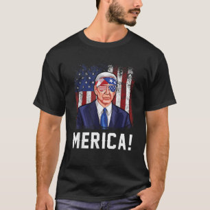 T-shirt Joe Biden 4 juillet Merica Hommes Femmes American 
