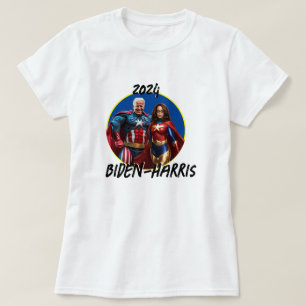 T-shirt Joe Biden et Kamala Harris en super-héros
