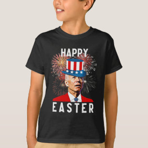 T-shirt Joe Biden Heureux Pâques Pour 4 juillet Drôle