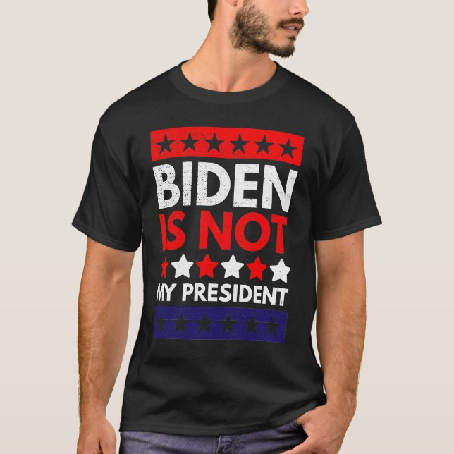 T-shirt Joe Biden - Pas mon président (Devant)