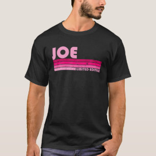 T-shirt JOE Nom Personnalisé Retro Vintage 80S 90S Annive