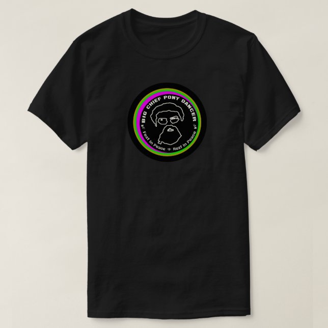 T-shirt JOE PEREZ - Big Chief Pony Dancer Fest in Peace (Design devant)