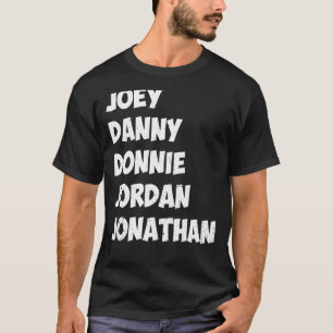 T-shirt Joey Danny Donnie Jordan Jonathan Retro Vintage
