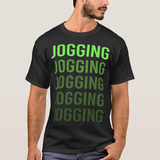 T-shirt Jogger de jogging à dégradé blanc (Devant)