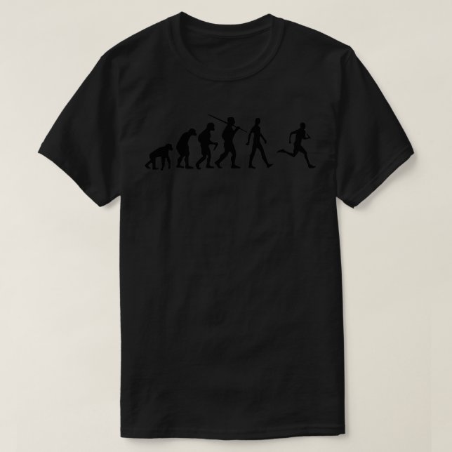 T-shirt Jogging de l'évolution du coureur 1 (Design devant)