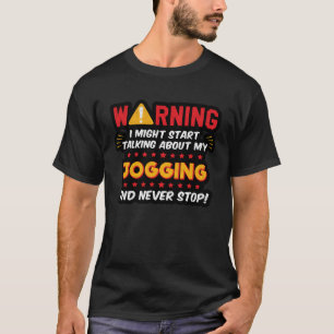 T-shirt Jogging Jogger Dire Joke Graphic