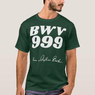 T-shirt Johann Sebastian Bach Bachwerkeverzeichnis BWV