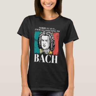 T-shirt Johann Sebastian Bach Compositeur Pour Classica