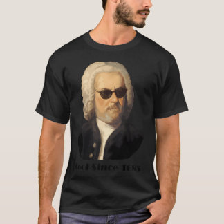 T-shirt Johann Sebastian Bach - Cool avec des lunettes de