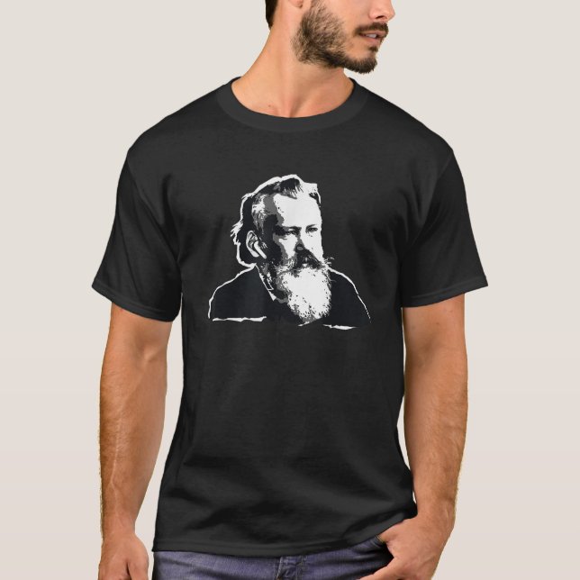 T-shirt Johannes Brahms Bach Compositeur de musique classi (Devant)