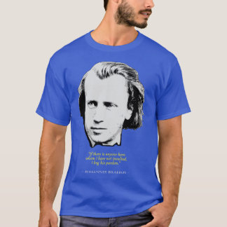 T-shirt Johannes Brahms Citation