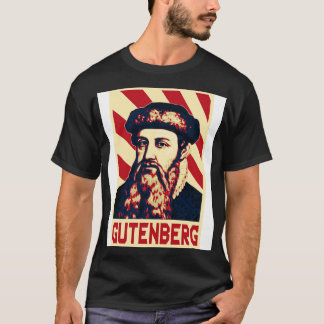 T-shirt Johannes Gutenberg