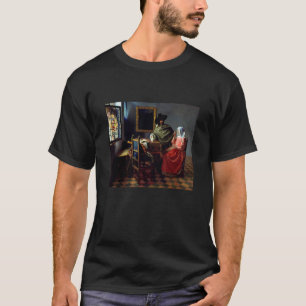 T-shirt Johannes Vermeer - Le verre du vin