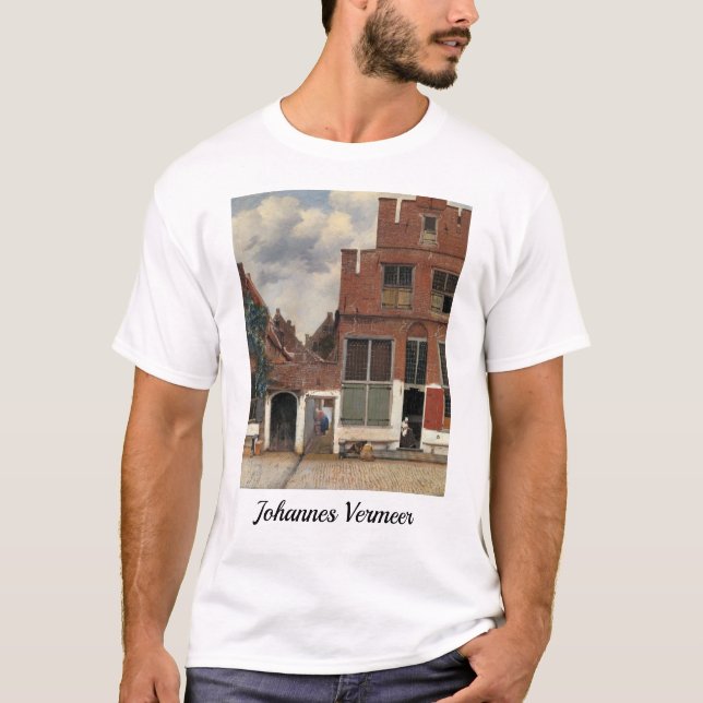 T-shirt Johannes Vermeer - Little Street (Devant)