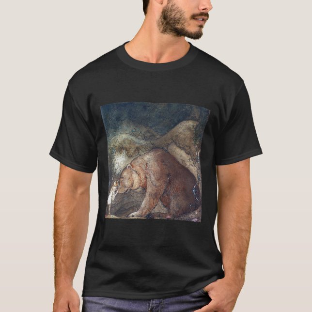 T-shirt John Bauer Poor Little Basse (Devant)
