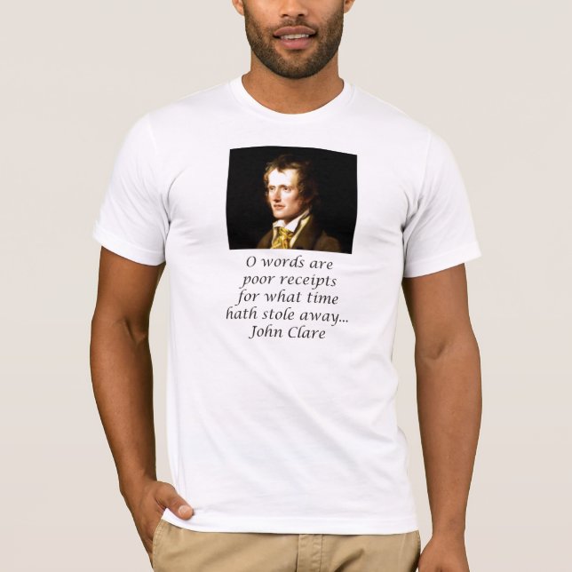T-shirt John Clare - souvenirs (Devant)