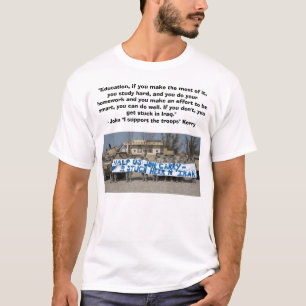 T-shirt John "coincé en Irak" Kerry