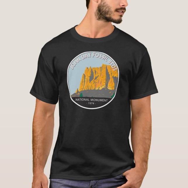 T-shirt John Day Fossil Beds National Monument Oregon (Devant)