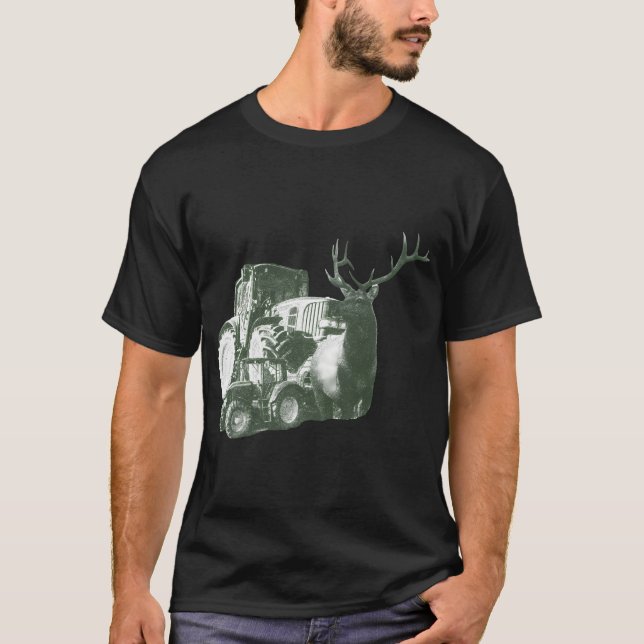T-shirt John Deere Tracteur (Devant)