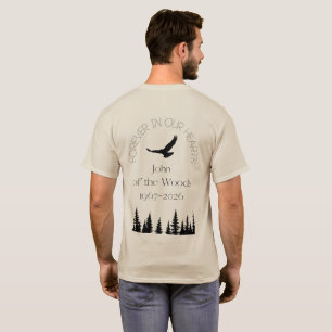 T-Shirt John des Bois - Dessin Avant et Arrière