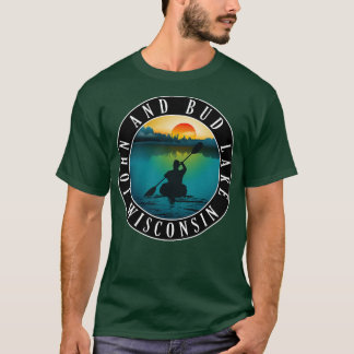 T-shirt John Et Bud Lake Wisconsin Kayaking