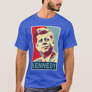 T-shirt John F Kennedy sur le style Obama
