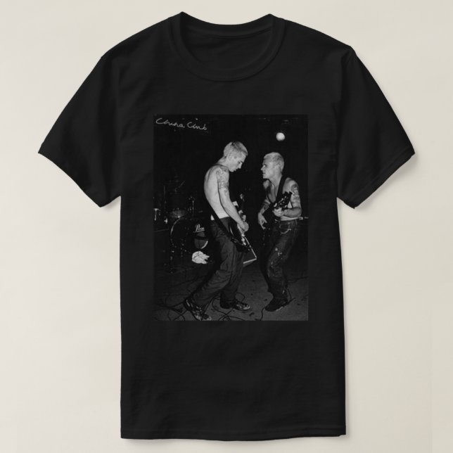 T-shirt John Frusciante _amp_ Flea - RSSP - (Design devant)