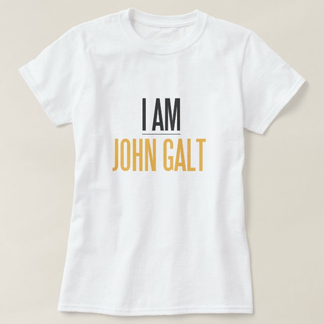 T-shirt John Galt (Design devant)