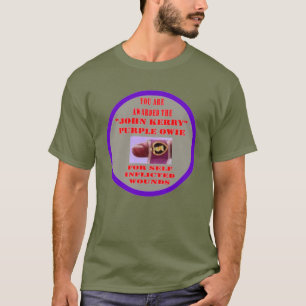 T-SHIRT JOHN KERRY OWIE POURPRE