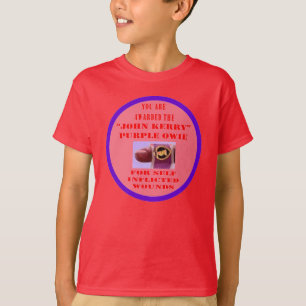 T-SHIRT JOHN KERRY PURPLE OWIE