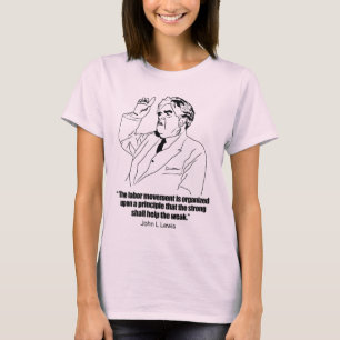 T-shirt John L Lewis sur Union Strong pour aider le quot f