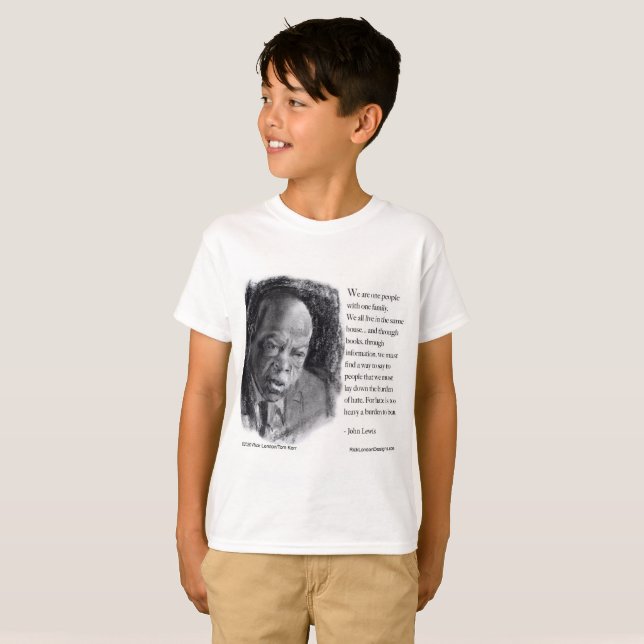 T-shirt John Lewis & Citation beau portrait (Devant entier)