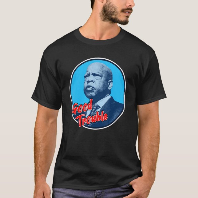 T-shirt John Lewis Se mettre en forme Trouble nécessaire 2 (Devant)